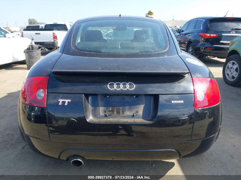 2000 Audi Tt VIN: TRUUC28N9Y1027634 Lot: 39927378