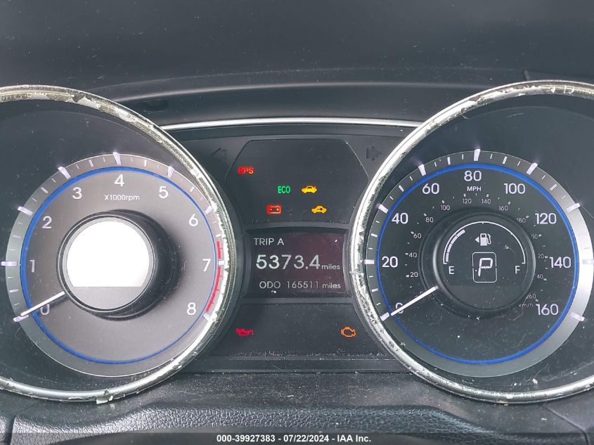 2011 Hyundai Sonata Se VIN: 5NPEC4AC7BH241346 Lot: 39927383