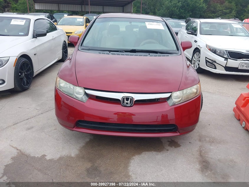 2008 Honda Civic Lx VIN: 1HGFA16588L028060 Lot: 39927398