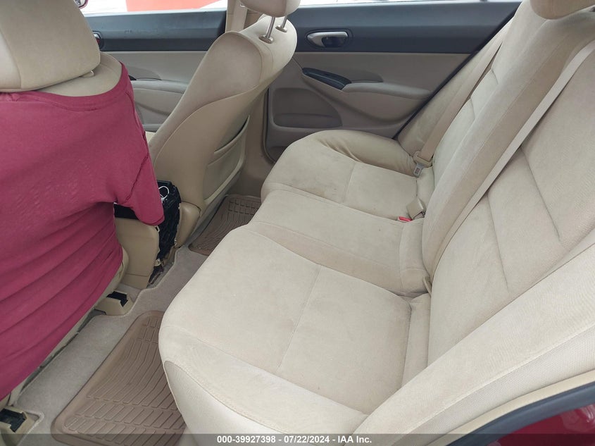 2008 Honda Civic Lx VIN: 1HGFA16588L028060 Lot: 39927398