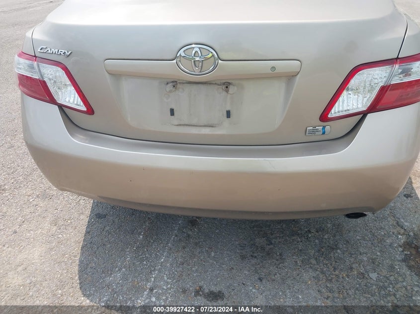 2007 Toyota Camry Hybrid VIN: 4T1BB46K27U008909 Lot: 39927422