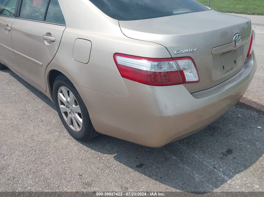 2007 Toyota Camry Hybrid VIN: 4T1BB46K27U008909 Lot: 39927422