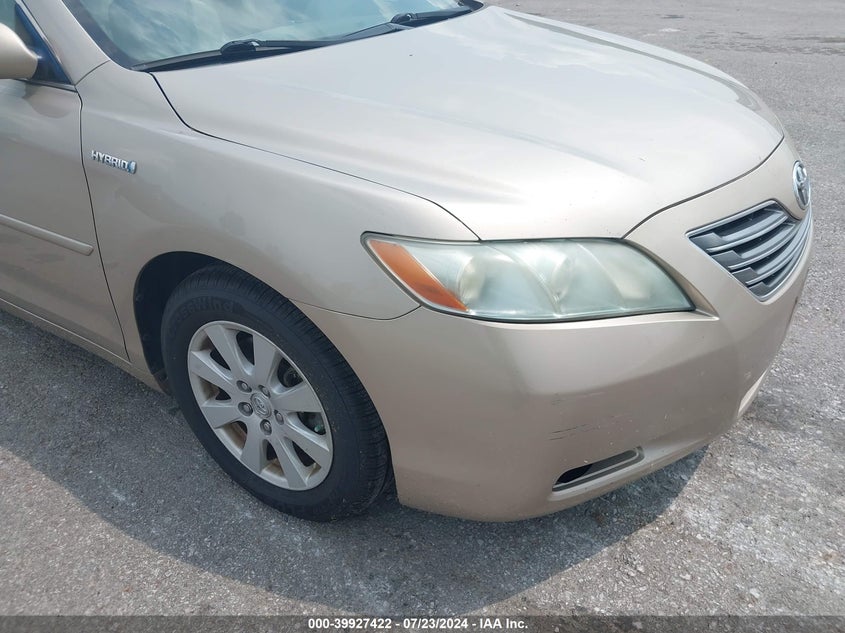 2007 Toyota Camry Hybrid VIN: 4T1BB46K27U008909 Lot: 39927422