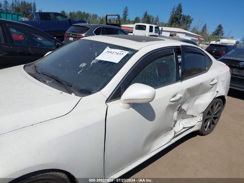 2006 Lexus Is 350 VIN: JTHBE262662001082 Lot: 39927433