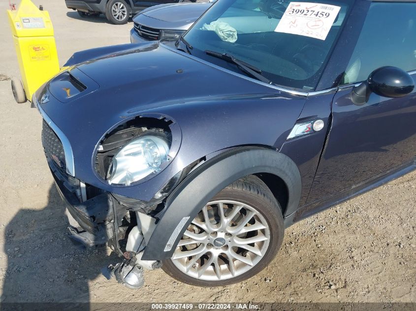 2012 Mini Cooper S VIN: WMWSV3C57CTY16402 Lot: 39927459