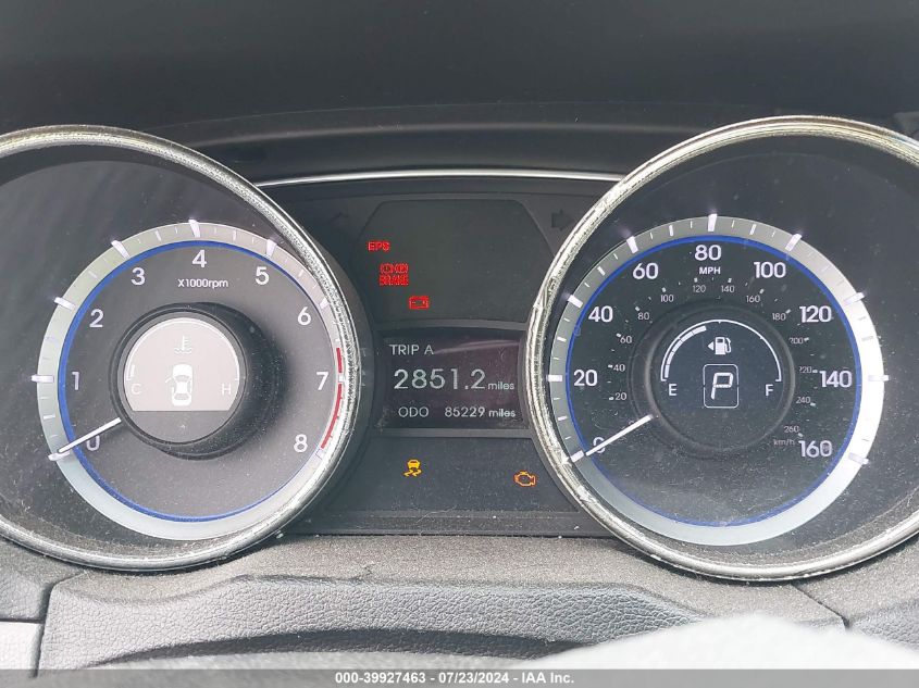 2011 Hyundai Sonata Gls VIN: 5NPEB4AC9BH017479 Lot: 39927463