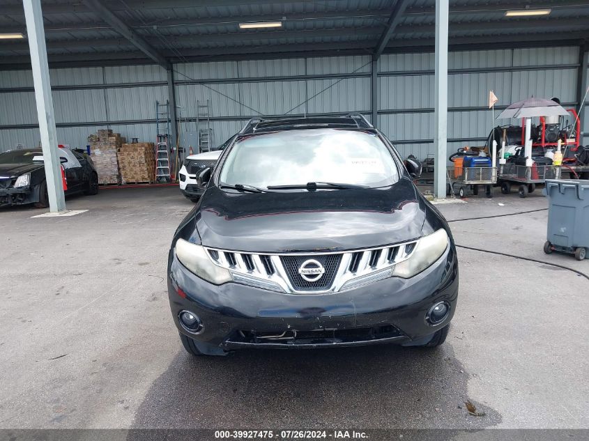 2009 Nissan Murano Sl VIN: JN8AZ18U59W003711 Lot: 39927475