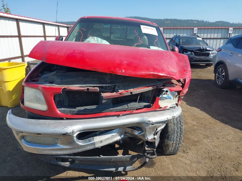 1998 Ford F150 VIN: 2FTRX18L7WCA31884 Lot: 39927503