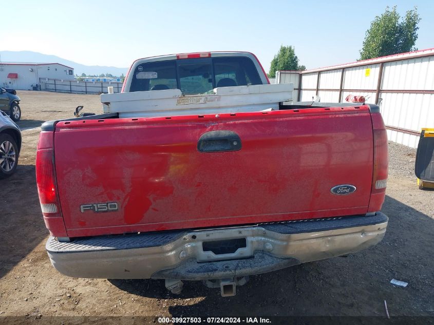 1998 Ford F150 VIN: 2FTRX18L7WCA31884 Lot: 39927503