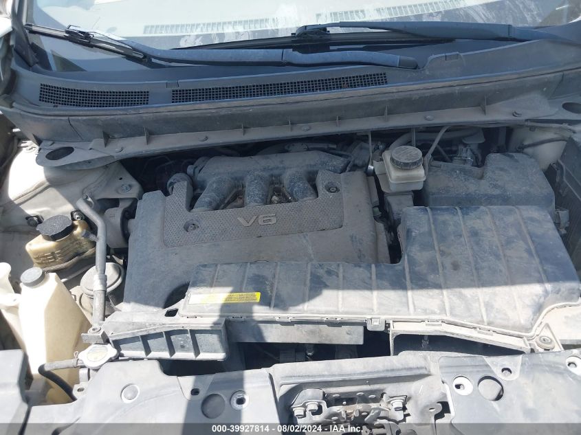 2009 Nissan Murano Sl VIN: JN8AZ18U29W029215 Lot: 39927814