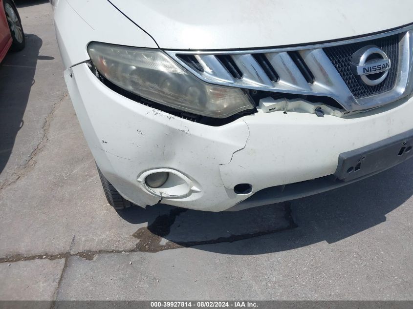 2009 Nissan Murano Sl VIN: JN8AZ18U29W029215 Lot: 39927814