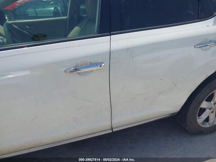 2009 Nissan Murano Sl VIN: JN8AZ18U29W029215 Lot: 39927814