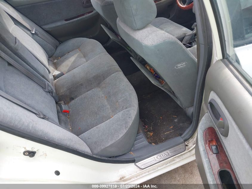 2004 Kia Optima Ex V6/Lx V6 VIN: KNAGD128945307409 Lot: 39927818