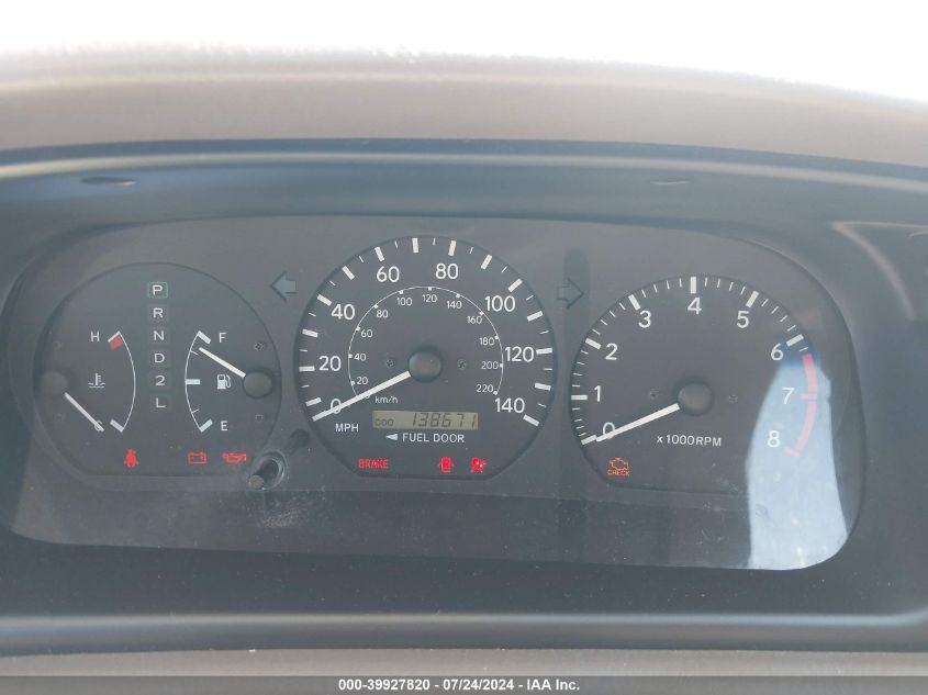 2000 Toyota Camry Le V6 VIN: JT2BF22K7Y0270073 Lot: 39927820