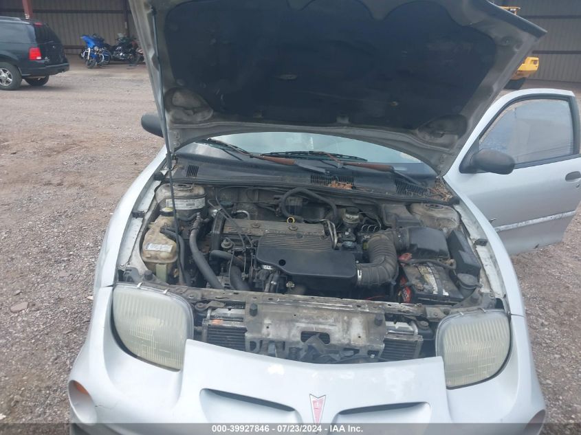 2000 Pontiac Sunfire Gt VIN: 1G2JD12T2Y7426589 Lot: 39927846