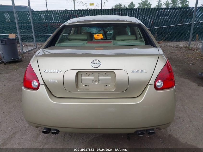 2004 Nissan Maxima 3.5 Sl VIN: 1N4BA41E14C858689 Lot: 39927882