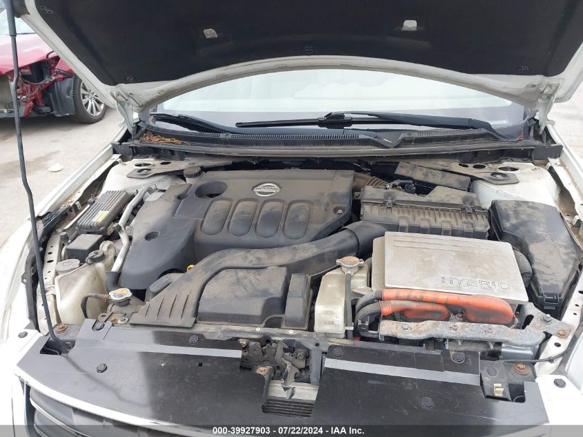 2011 Nissan Altima Hybrid VIN: 1N4CL2AP1BC185016 Lot: 39927903