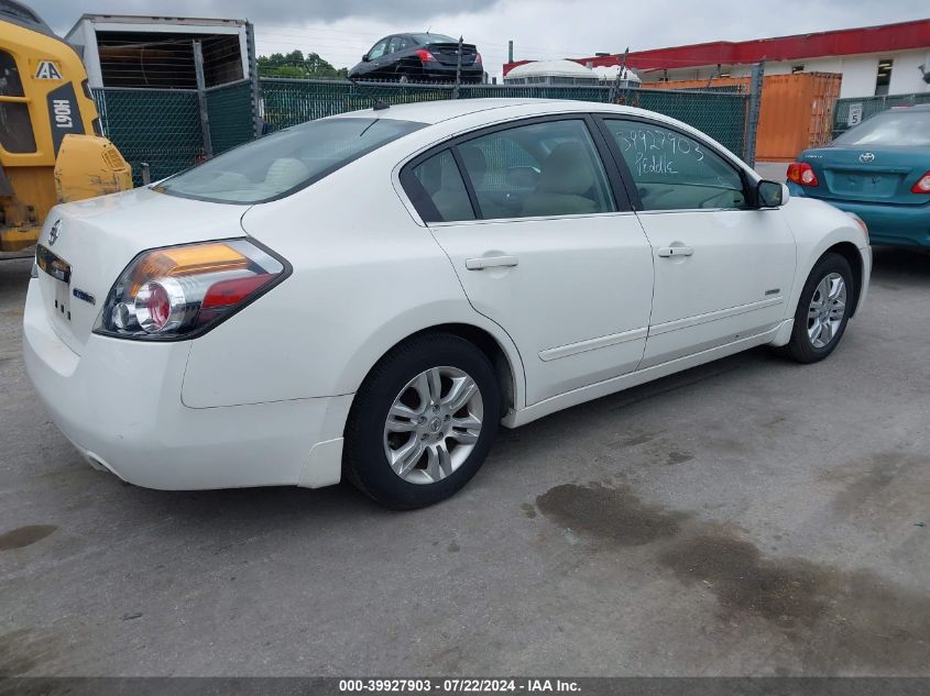 1N4CL2AP1BC185016 | 2011 NISSAN ALTIMA HYBRID