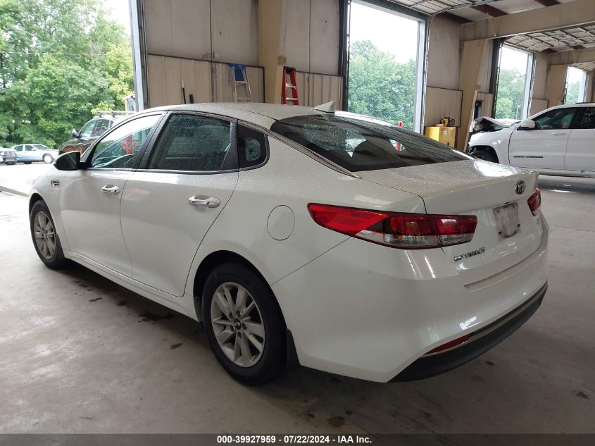 KNAGT4L33G5073909 | 2016 KIA OPTIMA