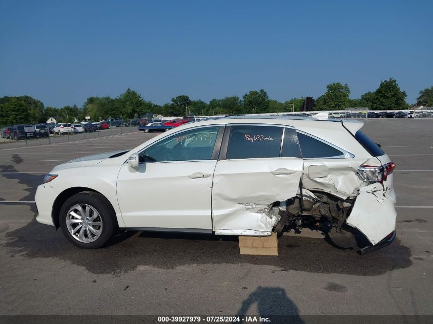 2017 Acura Rdx Technology VIN: 5J8TB4H55HL023607 Lot: 39927979