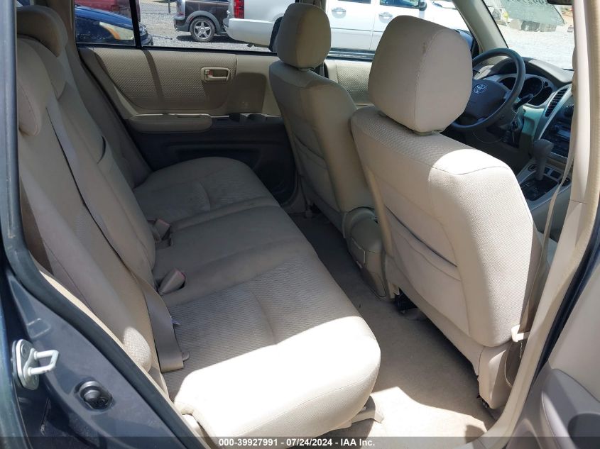 2006 Toyota Highlander VIN: JTEGD21A560133203 Lot: 39927991