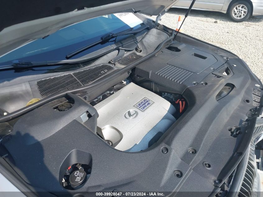 2010 Lexus Rx 450 VIN: JTJZB1BA7A2402338 Lot: 39928047