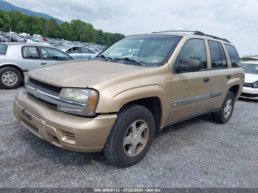 2004 Chevrolet Trailblazer Ls VIN: 1GNDT13S542327765 Lot: 39928112