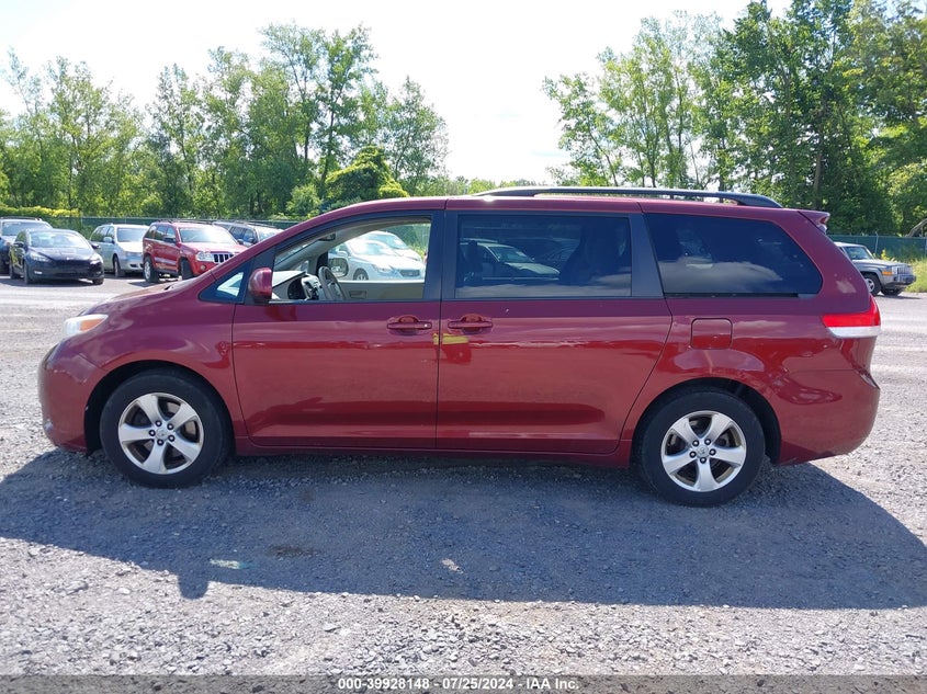 2014 Toyota Sienna Le V6 8 Passenger VIN: 5TDKK3DC4ES512745 Lot: 39928148