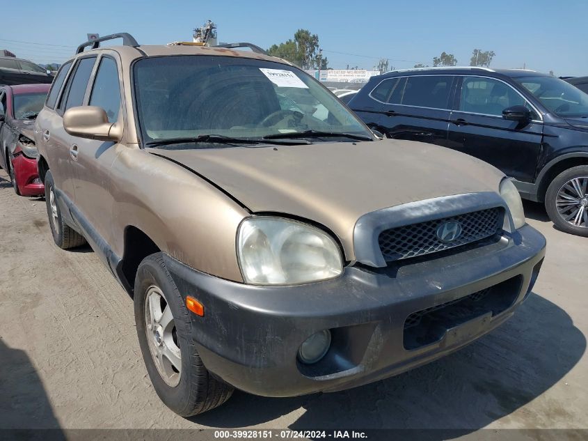 2003 Hyundai Santa Fe Gls/Lx VIN: KM8SC13D73U476954 Lot: 39928151