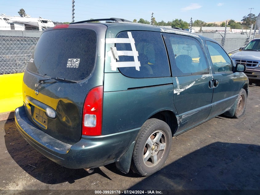 2001 Nissan Quest Gxe VIN: 4N2ZN15T11D802274 Lot: 39928178