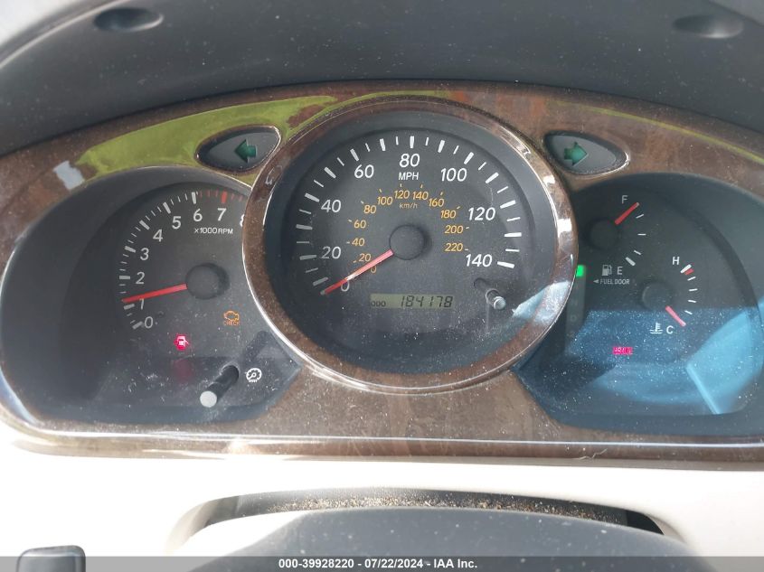 2002 Toyota Highlander Limited V6 VIN: JTEGF21A520057969 Lot: 39928220