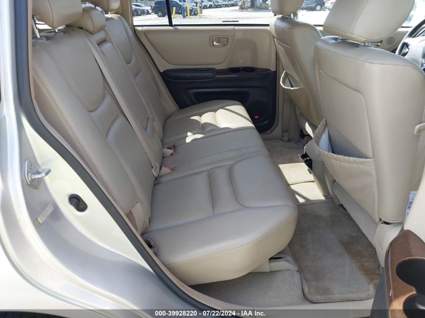 2002 Toyota Highlander Limited V6 VIN: JTEGF21A520057969 Lot: 39928220