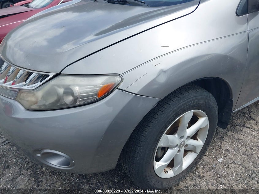 2010 Nissan Murano S VIN: JN8AZ1MU4AW002530 Lot: 39928229