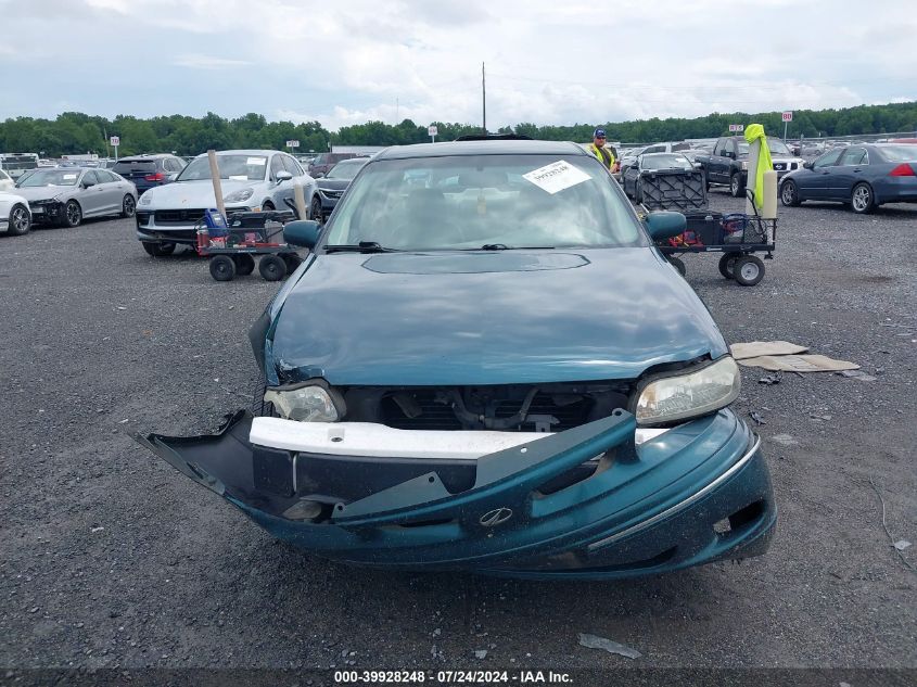 1998 Oldsmobile Cutlass Gls VIN: 1G3NG52M6W6320007 Lot: 39928248