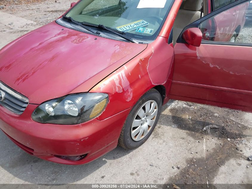 2004 Toyota Corolla Le VIN: JTDBR32E042028240 Lot: 39928258