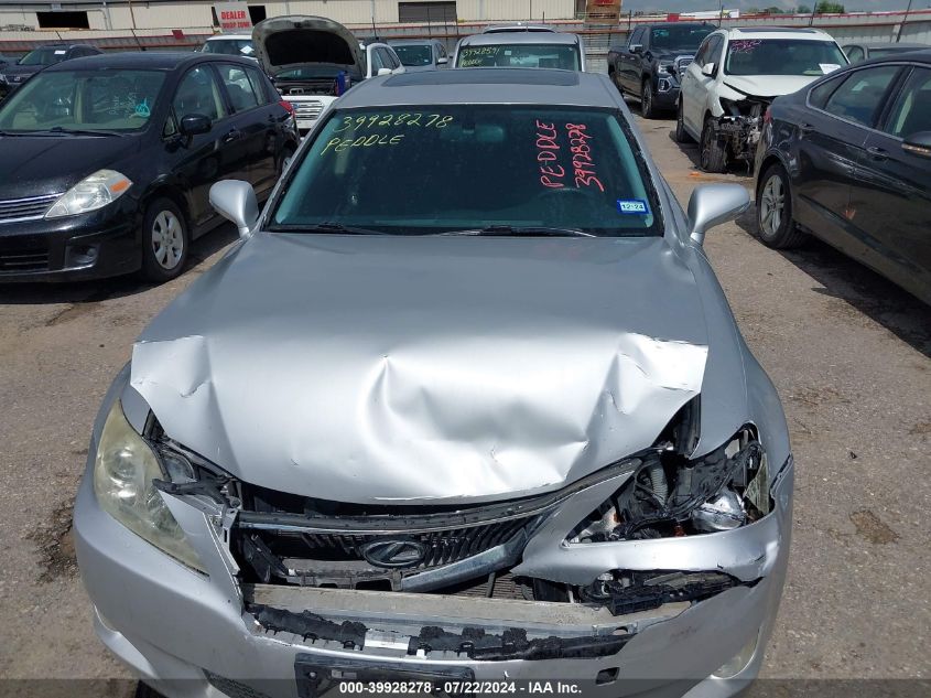 2009 Lexus Is 250 VIN: JTHBK262195094475 Lot: 39928278
