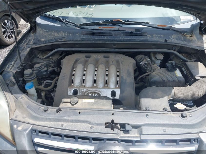 2005 Kia Sportage Ex V6/Lx V6 VIN: KNDJF723657029780 Lot: 39928293