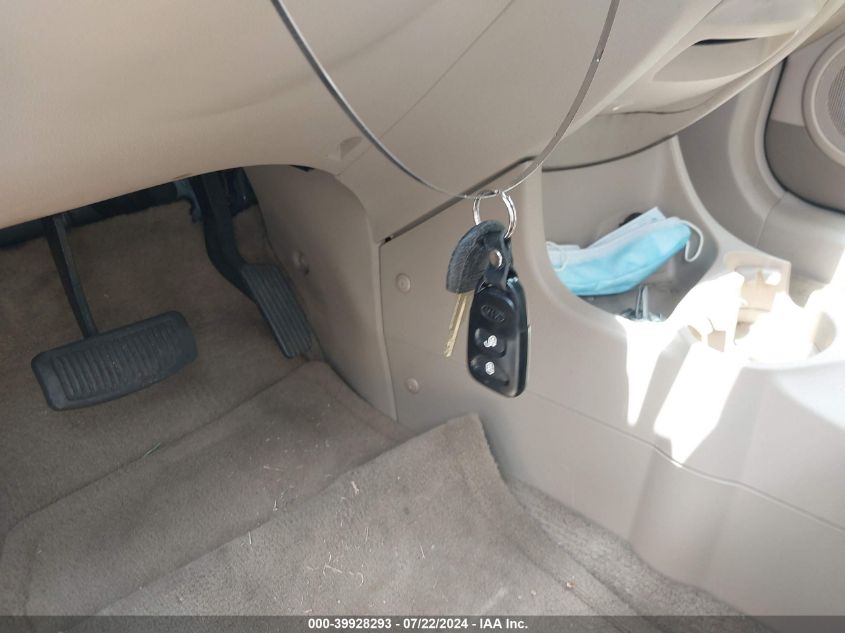 2005 Kia Sportage Ex V6/Lx V6 VIN: KNDJF723657029780 Lot: 39928293