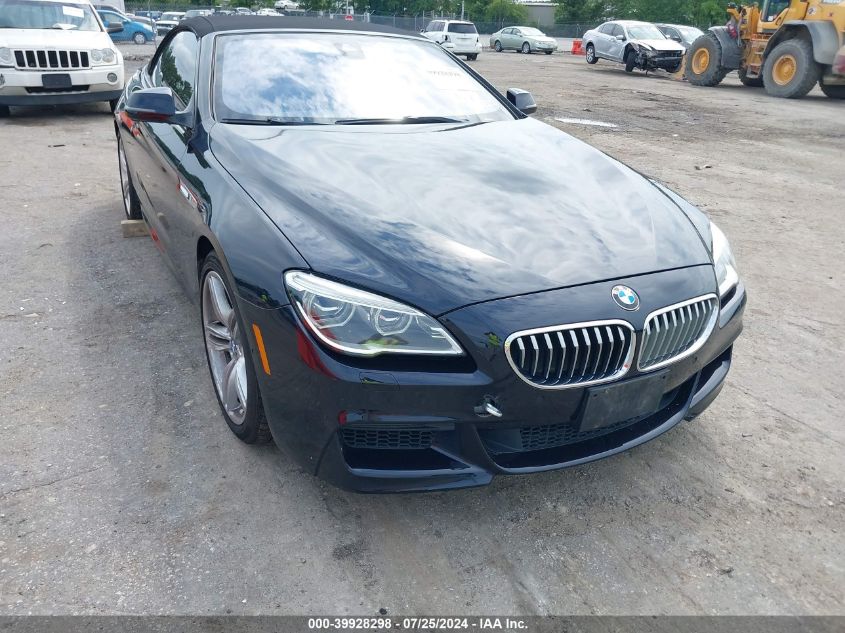 2016 BMW 650I VIN: WBA6F5C51GD996566 Lot: 39928298