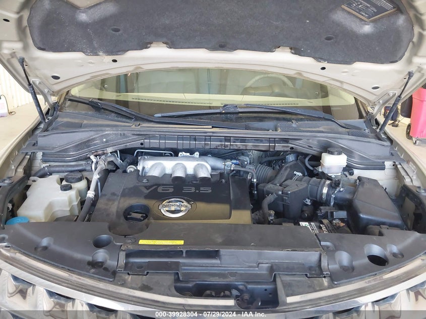 2007 Nissan Murano Sl/Se/S VIN: JN8AZ08W77W618592 Lot: 39928304