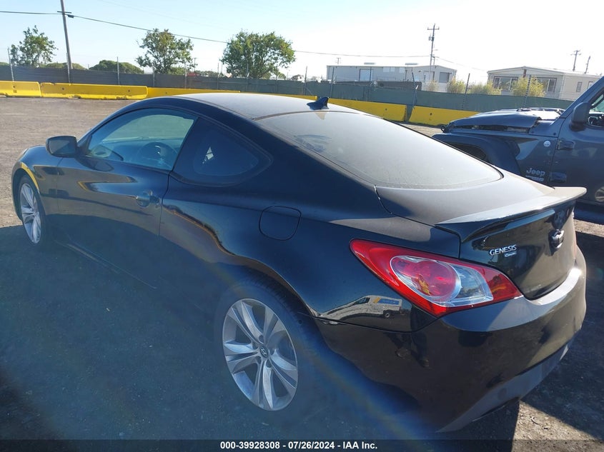 2011 Hyundai Genesis Coupe 2.0T VIN: KMHHT6KD9BU056538 Lot: 39928308