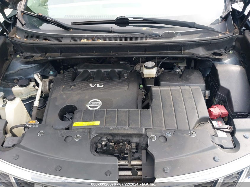 2014 Nissan Murano Sl VIN: JN8AZ1MW3EW513332 Lot: 39928376