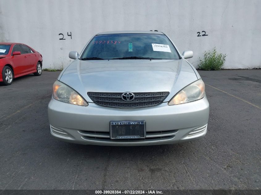2003 Toyota Camry Le VIN: 4T1BE32K63U729560 Lot: 39928384