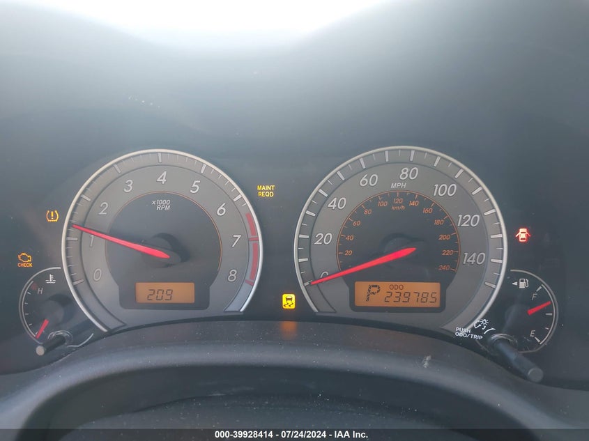 2010 Toyota Corolla S/Le/Xle VIN: 1NXBU4EE9AZ210708 Lot: 39928414