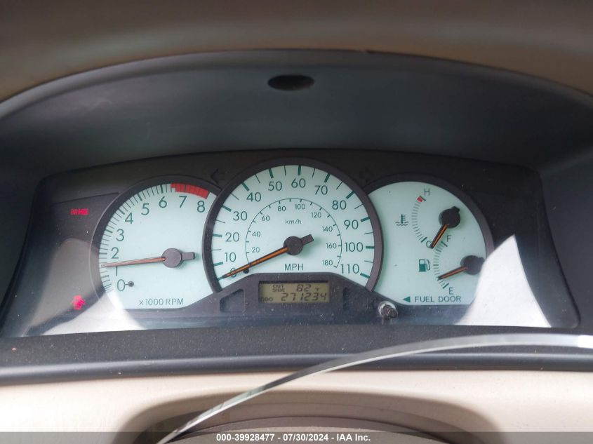 2004 Toyota Corolla Le VIN: 2T1BR32E24C284610 Lot: 39928477