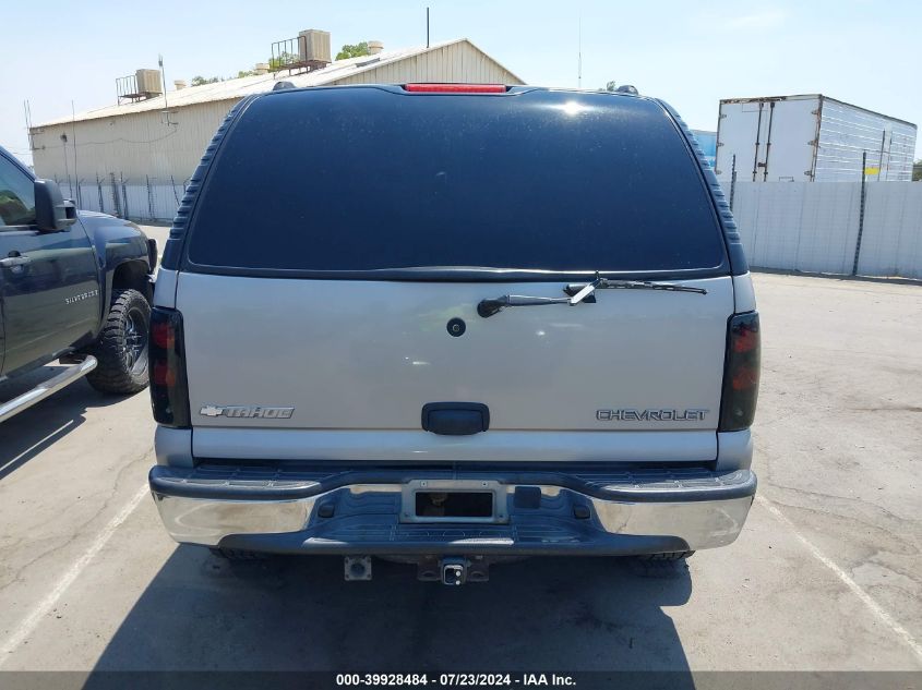 2004 Chevrolet Tahoe Ls VIN: 1GNEK13V64J157049 Lot: 39928484