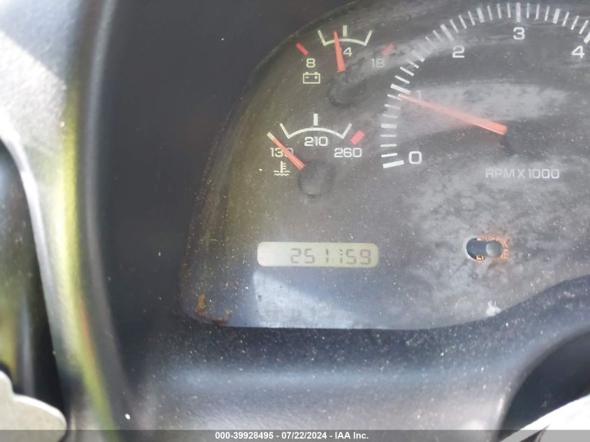 1998 Dodge Ram 1500 St/Ws VIN: 1B7HC16X0WS555208 Lot: 39928495