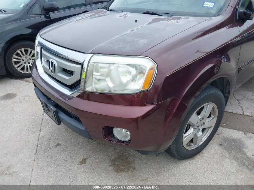 2010 Honda Pilot Ex-L VIN: 5FNYF3H58AB001984 Lot: 39928526