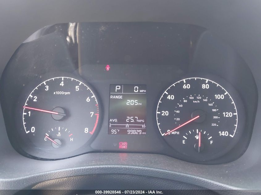 2019 Hyundai Accent Se VIN: 3KPC24A30KE072124 Lot: 39928546