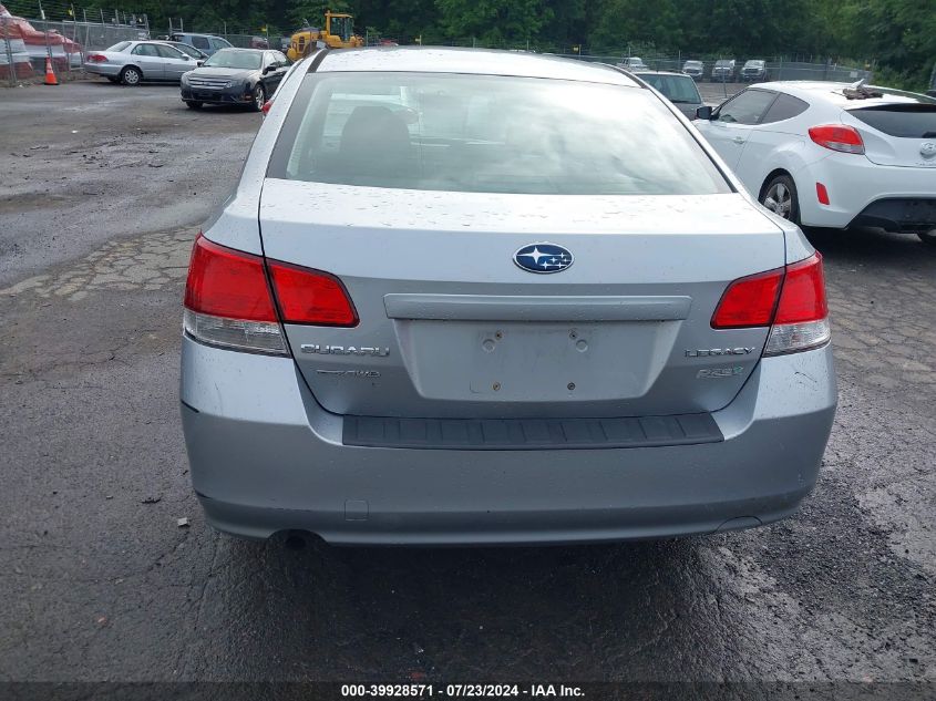 2012 Subaru Legacy 2.5I VIN: 4S3BMBA69C3011786 Lot: 39928571